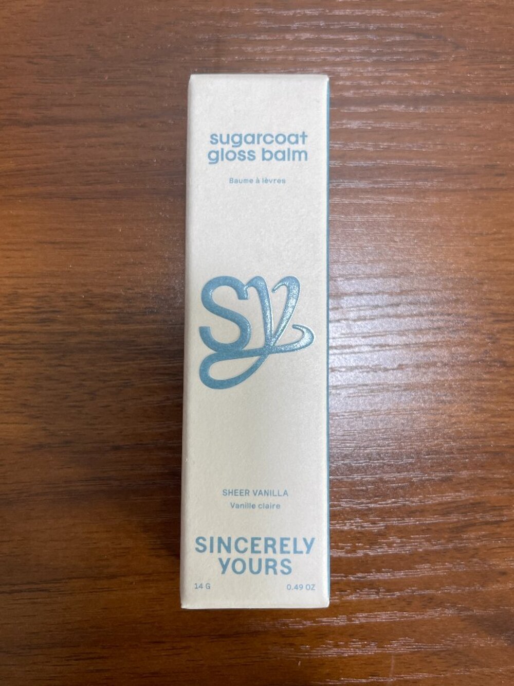 Sincerely Yours Sugarcoat Gloss Lip Balm – Sheer Vanilla – NEW